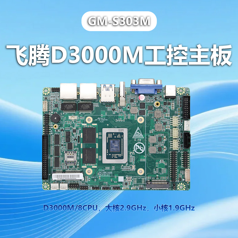 飞腾D3000M工控主板GM-S303M(图1) 飞腾D3000M工控主板GM-S303M(图1)