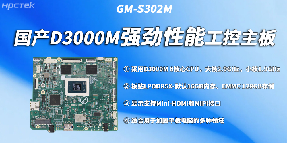 飞腾D3000M工控主板：强性能、多扩展(图2)